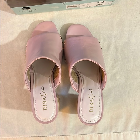 Women's Pink Slide Sandals by DIBA.true - Picture 6 of 6